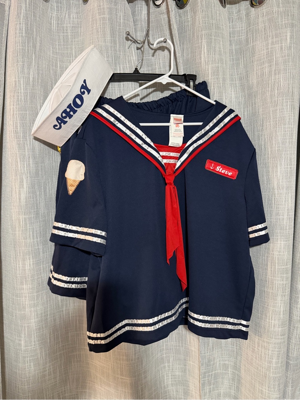 Stranger Things STEVE Scoops Ahoy Halloween Costume Cosplay NETFLIX XL